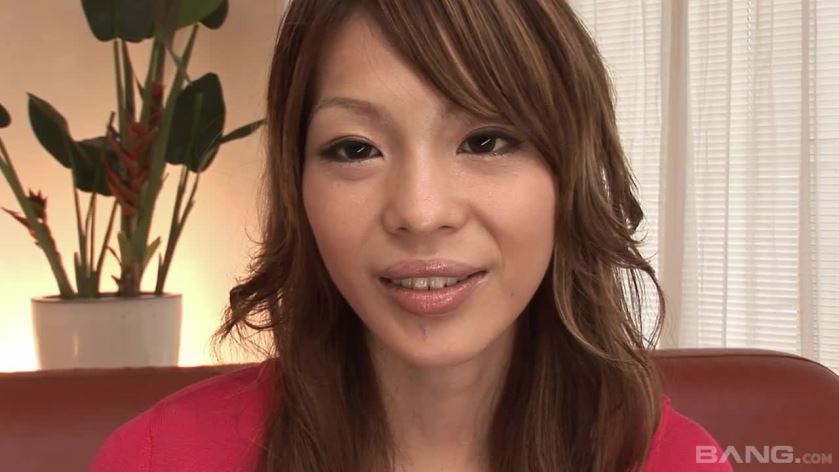 Cover 4 Ri-Ai Saotome Fingers Her Hairy Pussy On The Casting Couch - HD/MP4