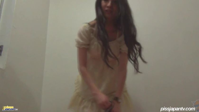 Cover 3 Frilly White Dress, Yellow Pee Pee - HD/MP4