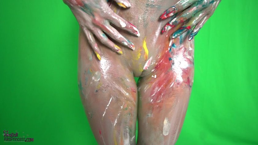 Cover 2 BODYPAINT ART P1 Girl Girl with Jem - Full HD/MP4