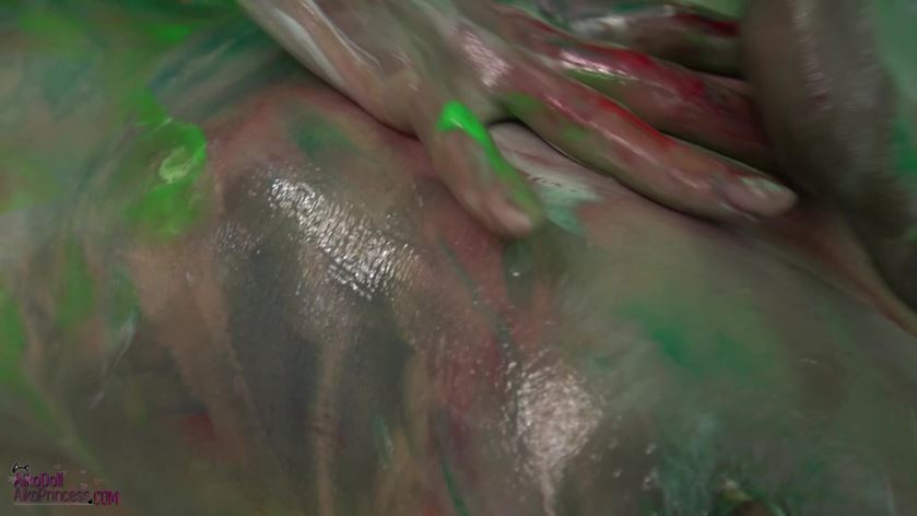 Cover 3 BODYPAINT ART P1 Girl Girl with Jem - Full HD/MP4
