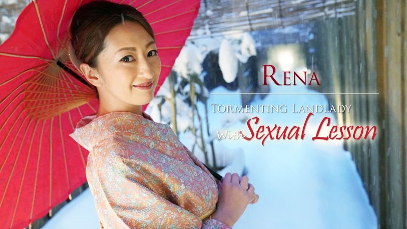 HEYZO - Tormenting Landlady With Sexual Lesson